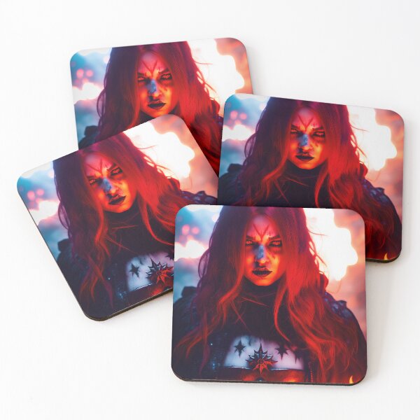 Item preview, Beautiful sorceress with red hair of fire. designed and sold by Maniock.