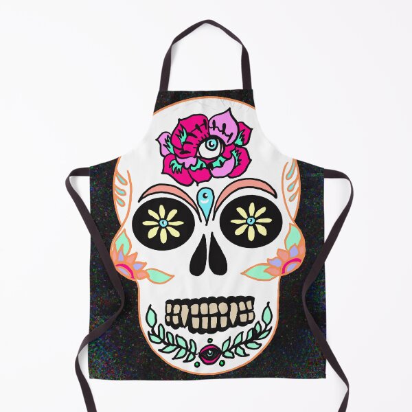Item preview, Sugar skull illustration designed and sold by LynseysArtShop.