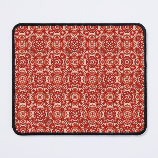 Item preview, Red Spirals and Flowers designed and sold by debutpagesart.