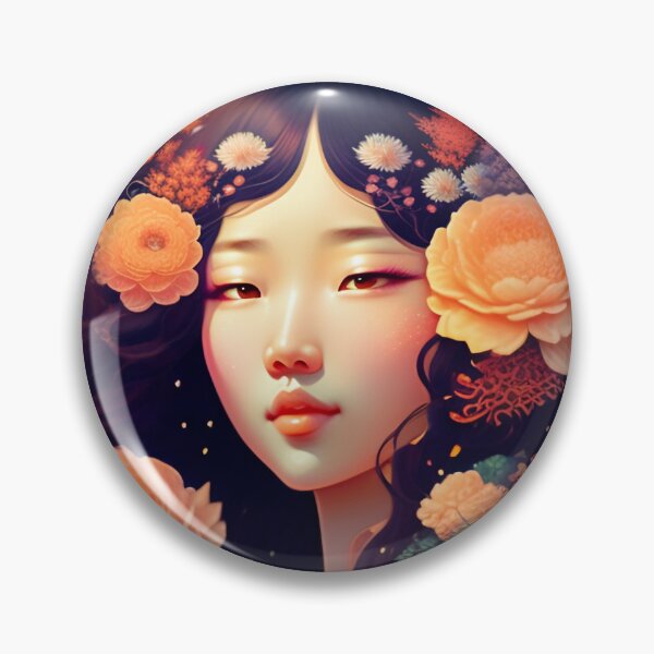 Item preview, Belleza encantadora: un retrato de Ninfa coreana designed and sold by Gaurav Aswani.