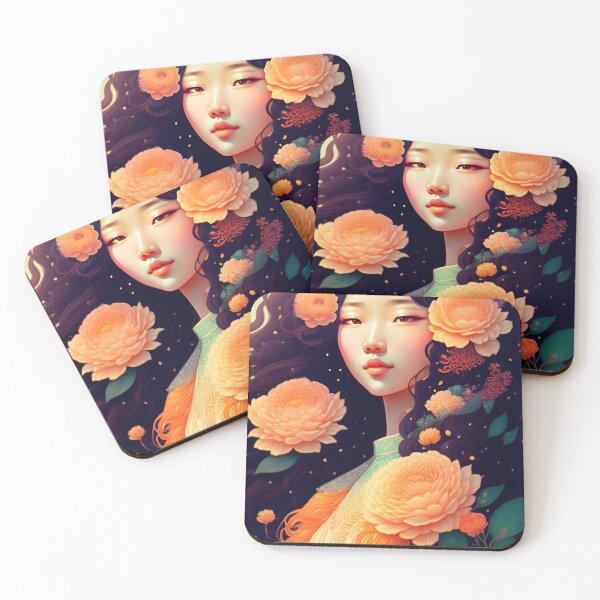 Item preview, Belleza encantadora: un retrato de Ninfa coreana designed and sold by Gaurav Aswani.