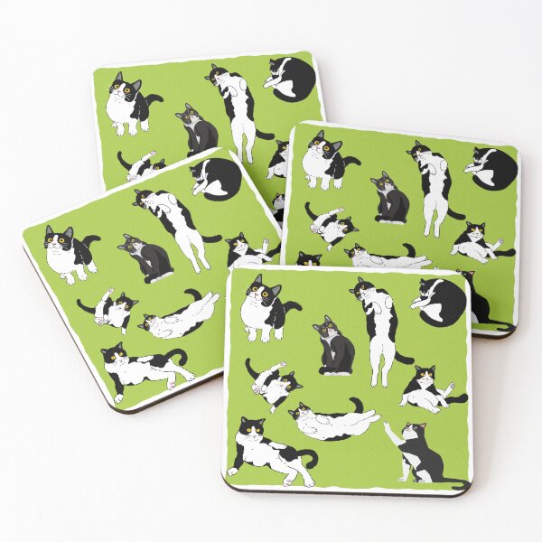Item preview, Clowder of Tuxedo Cats (Large Print) designed and sold by Myloveforpets.