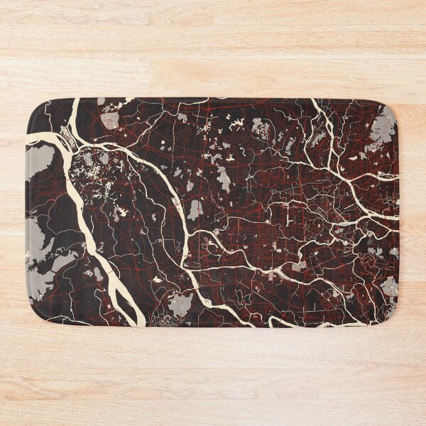 Item preview, Foshan City Map of Guangdong, China - Vector designed and sold by deMAP.