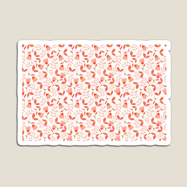 Aperçu de l'œuvre Motif Floral Rose Orange créée et vendue par Pluto237.