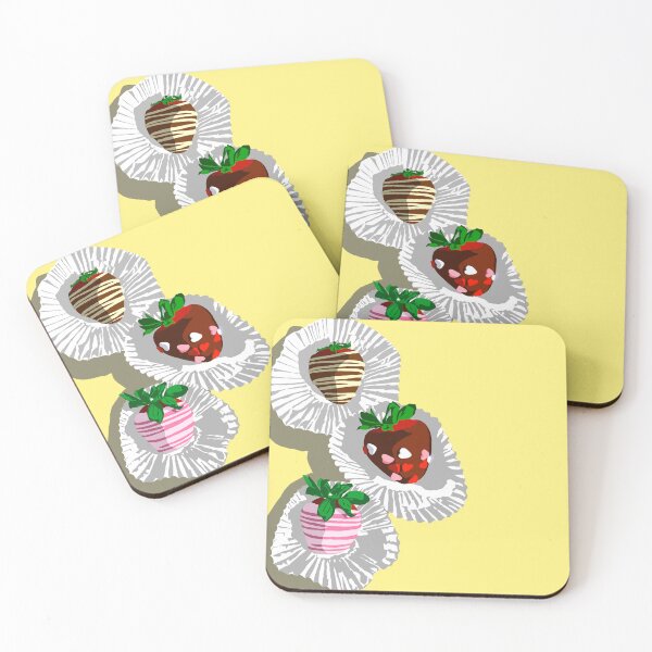 Item preview, 3 Chocolate Covered Strawberries Yellow designed and sold by JaymieMetz.