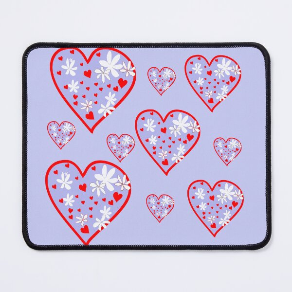 Item preview, Purple Flower Heart Pattern designed and sold by designs-by-ann.
