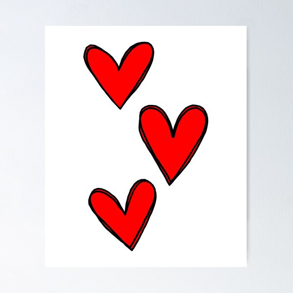 Item preview, Hearts, heart, love, red hearts, set 3 designed and sold by AnetteArt.