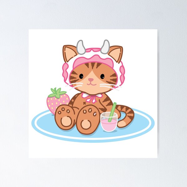 Item preview, Kitty Rose Pink Milk designed and sold by B-143.