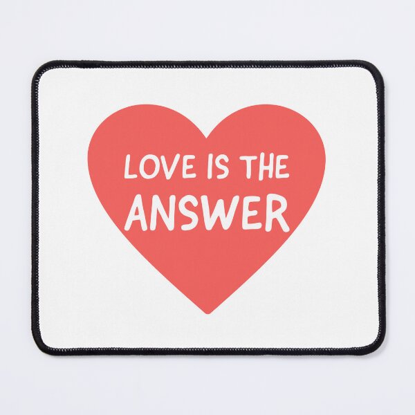 Item preview, Love is the Answer - Valentine's Day Design designed and sold by SimpliText.