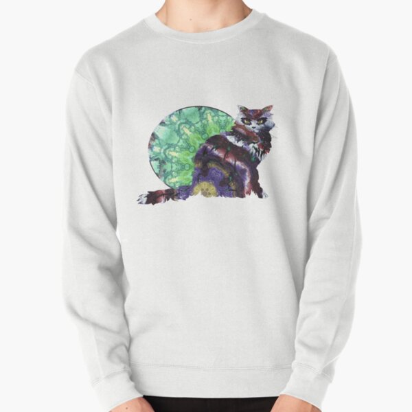 Cosmic Kitty - Bright Moon Pullover Sweatshirt