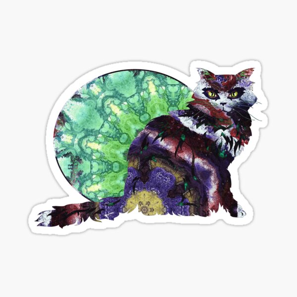 Item preview, Cosmic Kitty - Bright Moon designed and sold by MagickMama.
