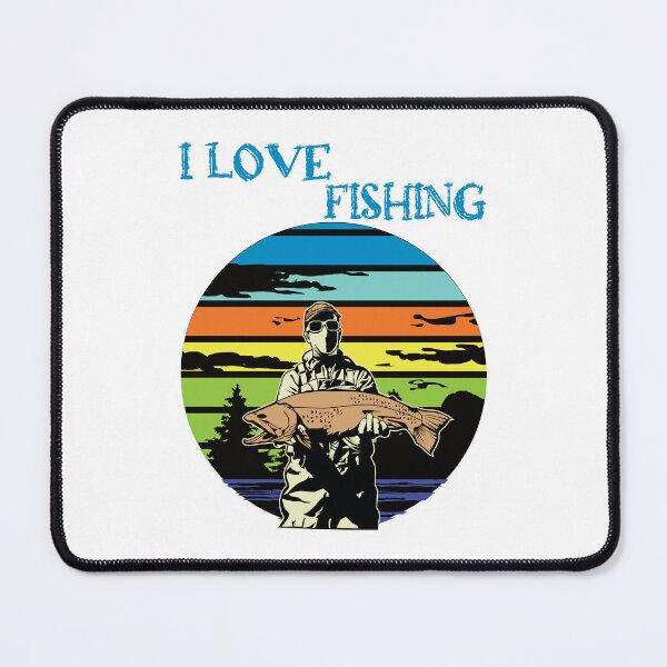 Item preview, I love fishing beautiful angler design designed and sold by ReneMM.