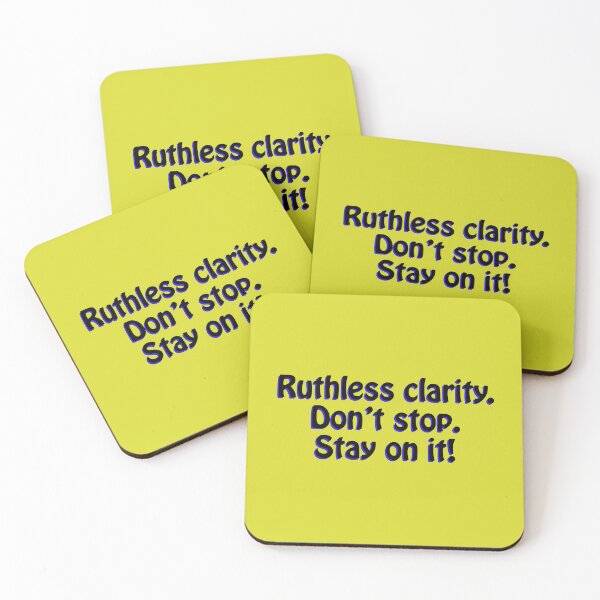 Item preview, (BF) Ruthless clarity. designed and sold by greatvibes4u.