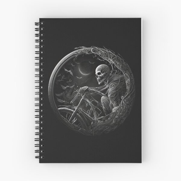 Item preview, skeleton on bike designed and sold by stroker88.