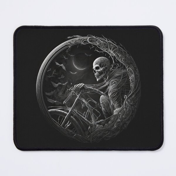 Item preview, skeleton on bike designed and sold by stroker88.