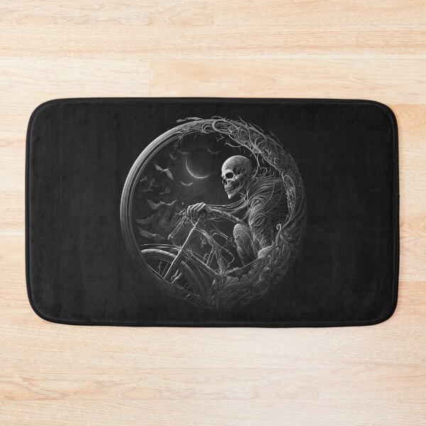 Item preview, skeleton on bike designed and sold by stroker88.