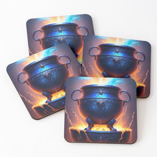 Item preview, Magical potions cauldron designed and sold by FoxAI.