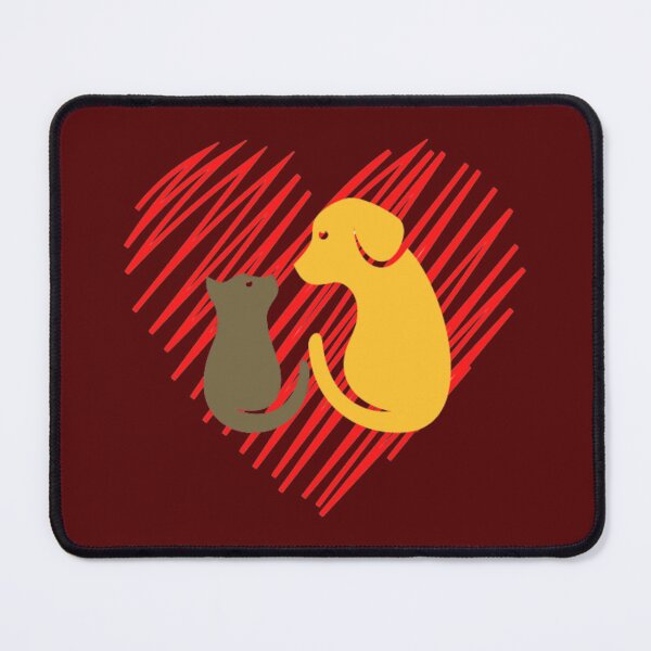Item preview, dogs with  red heart  designed and sold by sochadesigner.