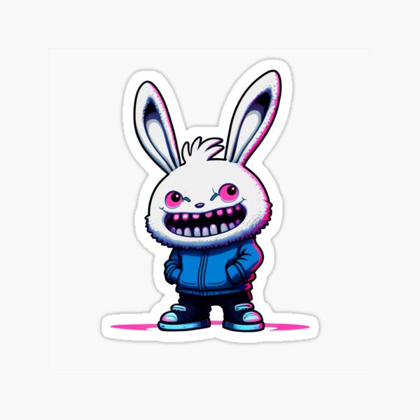 Psycho Bunny Vinyl Decal (2)4.12” tall x 3” wide. Freebies With Every  Purchase