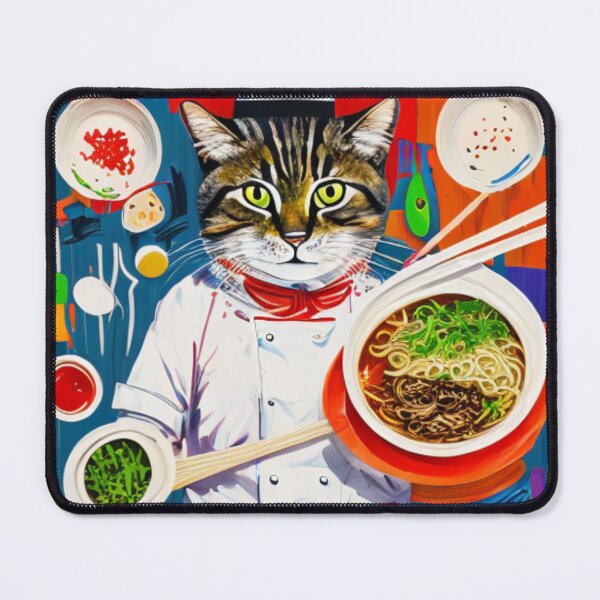 Item preview, Noodle Time with My Furry Sous Chef - A Cat's Favorite Meal designed and sold by WBP Mart.