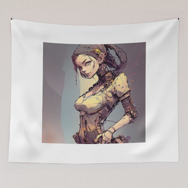 Item preview, Concept Art - Girl Robot - Drawing designed and sold by Excelsior--.