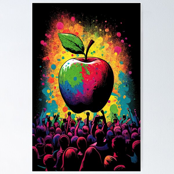 Item preview, Apple Rock Star - abstract designed and sold by JazzDaniel.