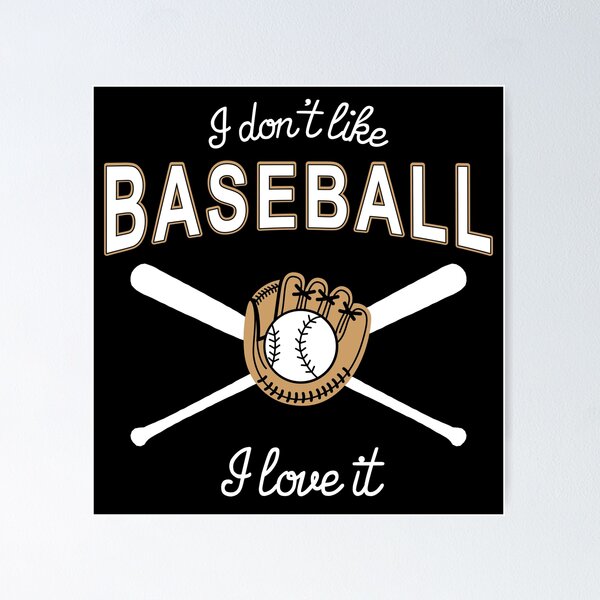 Item preview, Perfect Gift for Baseball Fans Love Baseball designed and sold by renegadesparrow.
