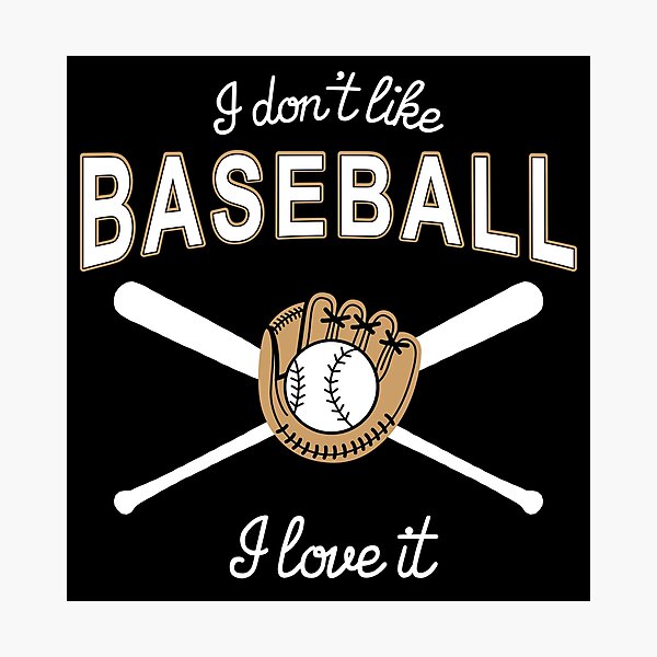 Item preview, Perfect Gift for Baseball Fans Love Baseball designed and sold by renegadesparrow.