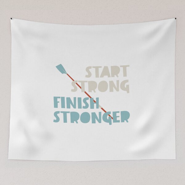Item preview, Crew Start Strong Finish Stronger designed and sold by whyitsme.