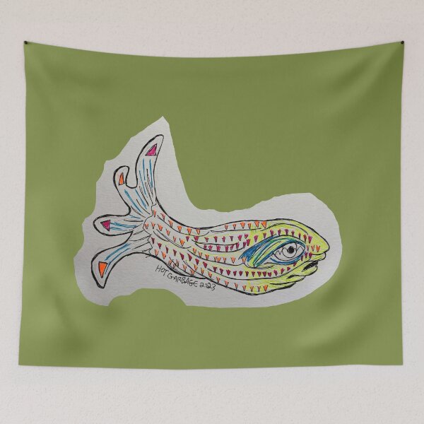 Item preview, Mutant Fish 13 designed and sold by Discordant Dreams Art.