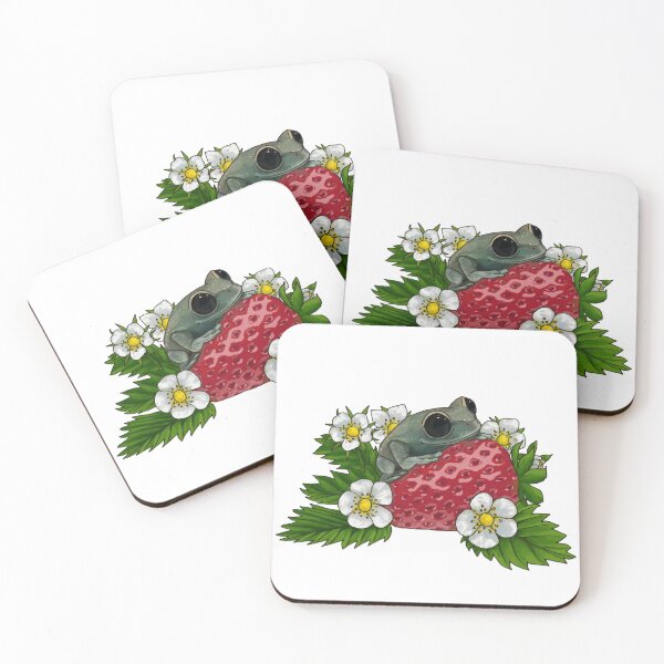 Item preview, Frog on a strawberry designed and sold by MattQuince.