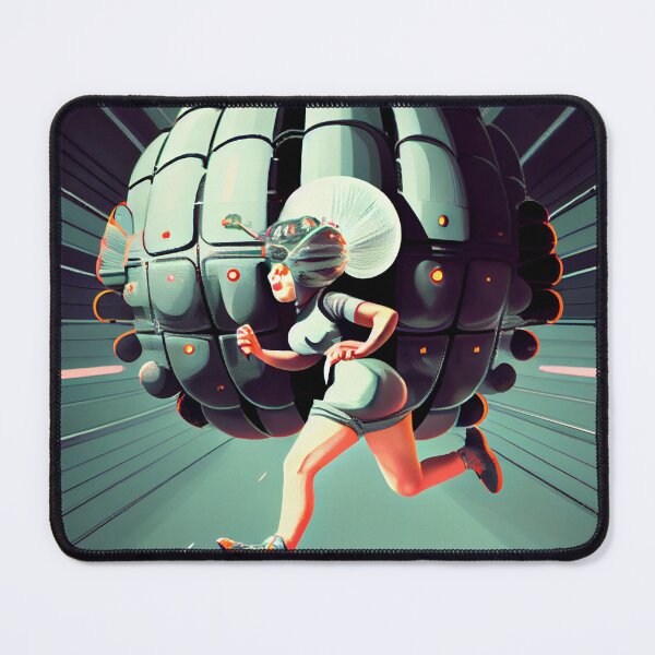 Item preview, Silverfish in Orbit An Aerobics Journey Digital Painting designed and sold by CodeAndColors.