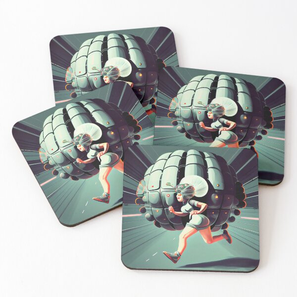 Item preview, Silverfish in Orbit An Aerobics Journey Digital Painting designed and sold by CodeAndColors.
