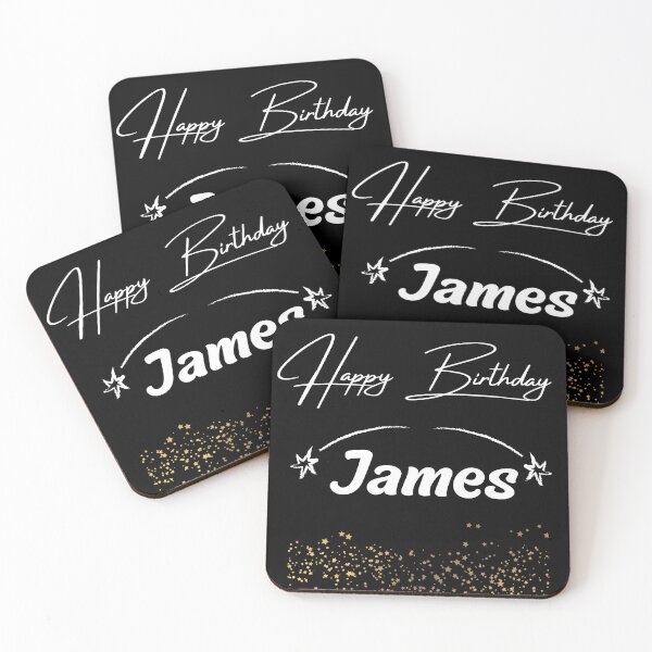 Item preview, Happy Birthday James designed and sold by KMRmerchDesigns.