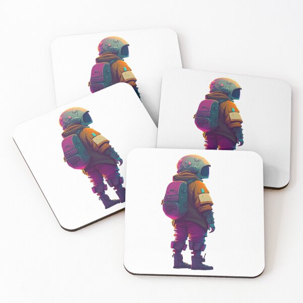 Item preview, cute cartoon astronaut in space designed and sold by lightjourney.