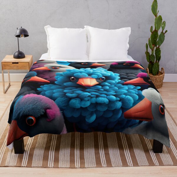 Item preview, Gleaming Plush Flock Digital Painting designed and sold by CodeAndColors.