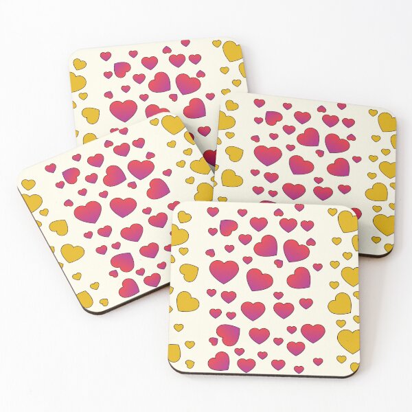 Item preview, Heart retro pattern 47 designed and sold by Bakkia.