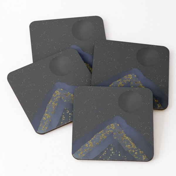 Item preview, Golden Mountain Night No1 designed and sold by GaiaByMila.