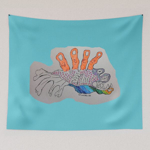 Item preview, Mutant Fish 18 designed and sold by Discordant Dreams Art.