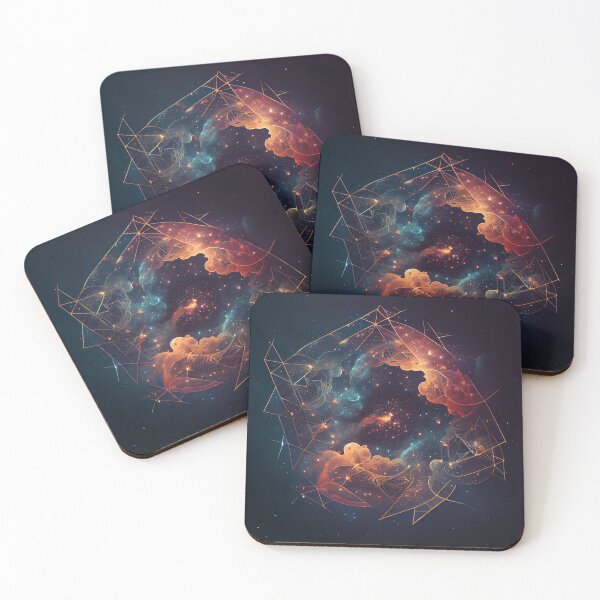 Item preview, Beautiful Constellations in Space Digital Painting designed and sold by CodeAndColors.
