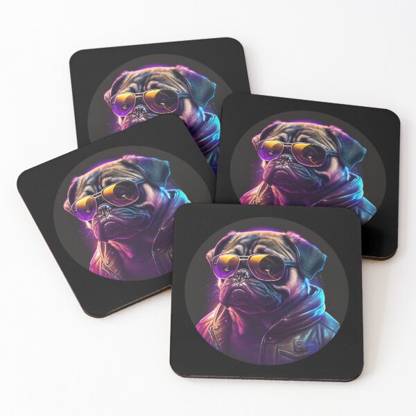 Item preview, Pug Dog Cool Dude designed and sold by The-Vault.