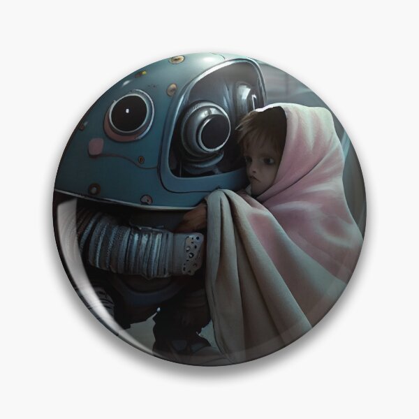 Item preview, Investigating Under the Robots Blanket Digital Painting designed and sold by CodeAndColors.