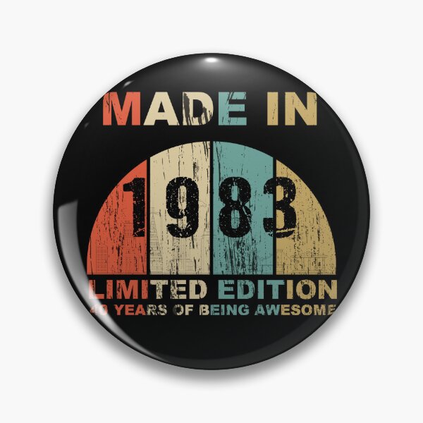 Item preview, 40th Birthday Made In 1983 Limited Edition designed and sold by medadesign.