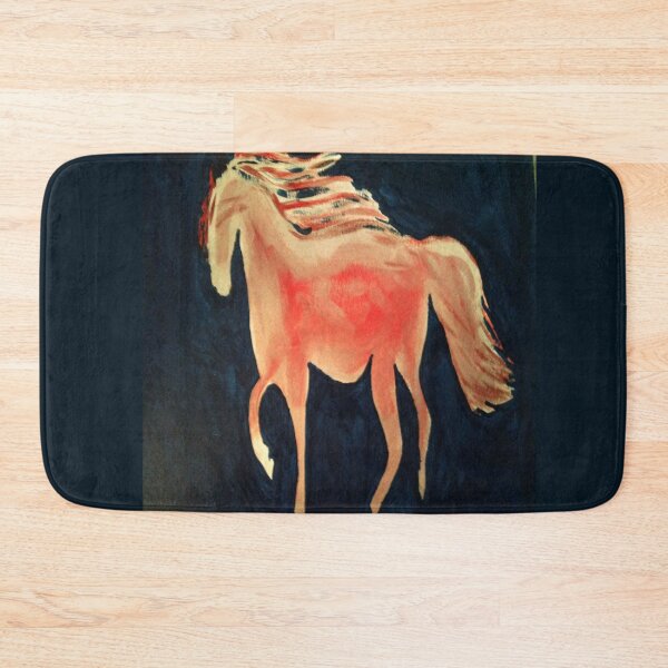 Item preview, Navy and Red Abstract Horse designed and sold by Missy69.