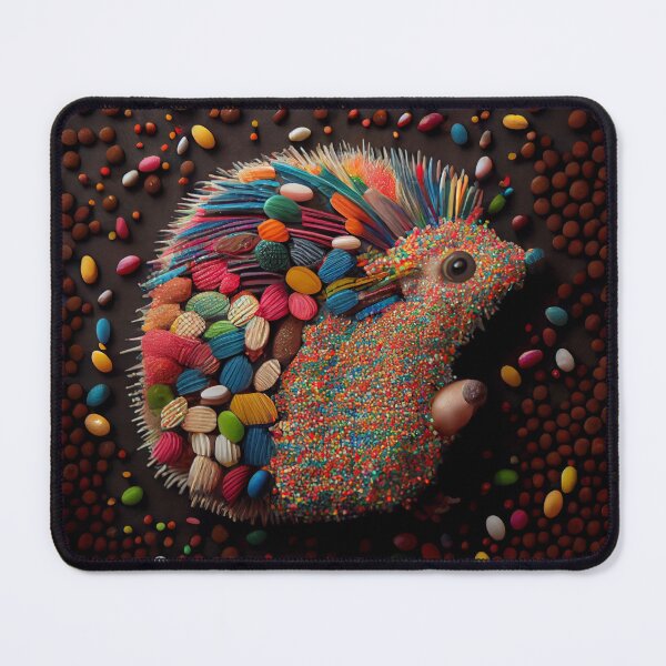 Item preview, A Mosaic of Sprinkles and Porcupine Digital Painting designed and sold by CodeAndColors.