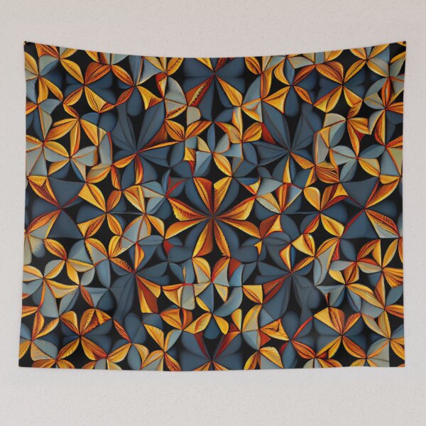 Aperçu de l'œuvre Dynamic Scandifornian Pattern Digital Painting créée et vendue par CodeAndColors.