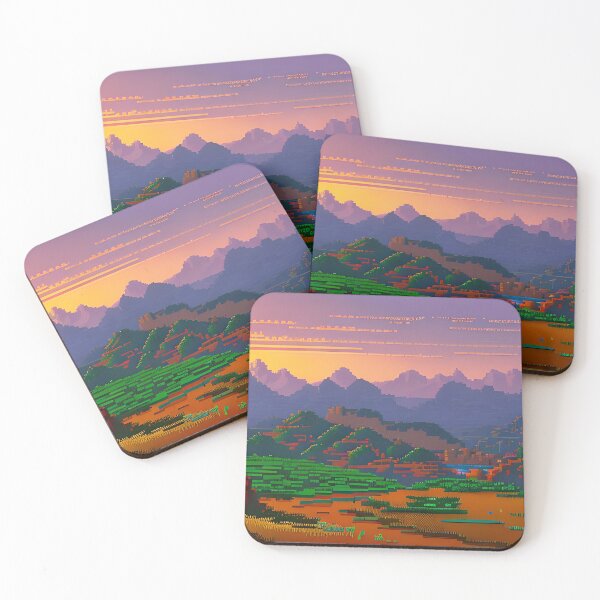 Item preview, Retro video game nostalgia landscape designed and sold by SJG-digital.