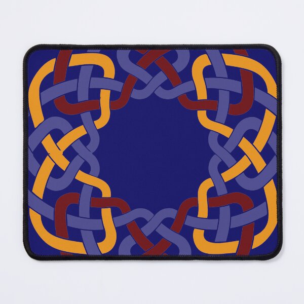 Item preview, Red Yellow Blue Celtic Knot Circle designed and sold by bloomingvine.