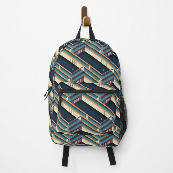 Item preview, isometric american suburb retro futuristic designed and sold by YeKnot.