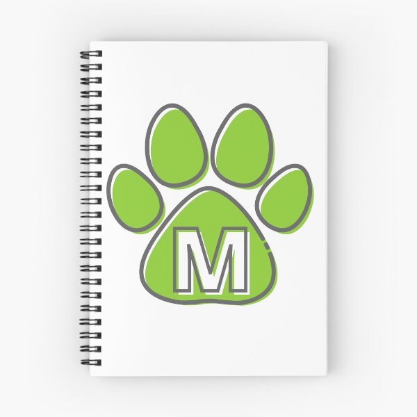 Item preview, Green Paw Monogram M designed and sold by Lyssarien.